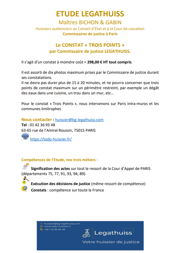 capture constat 3 points
